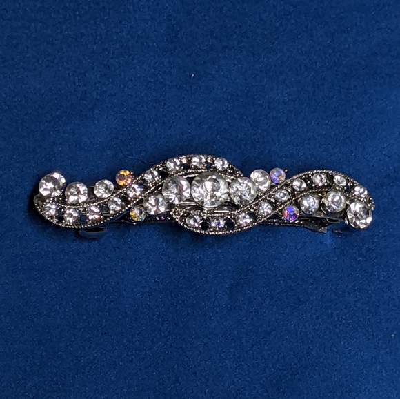Crystal Rhinestone Barrette - Picture 3 of 6